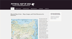 Desktop Screenshot of physicalmapofasia.com